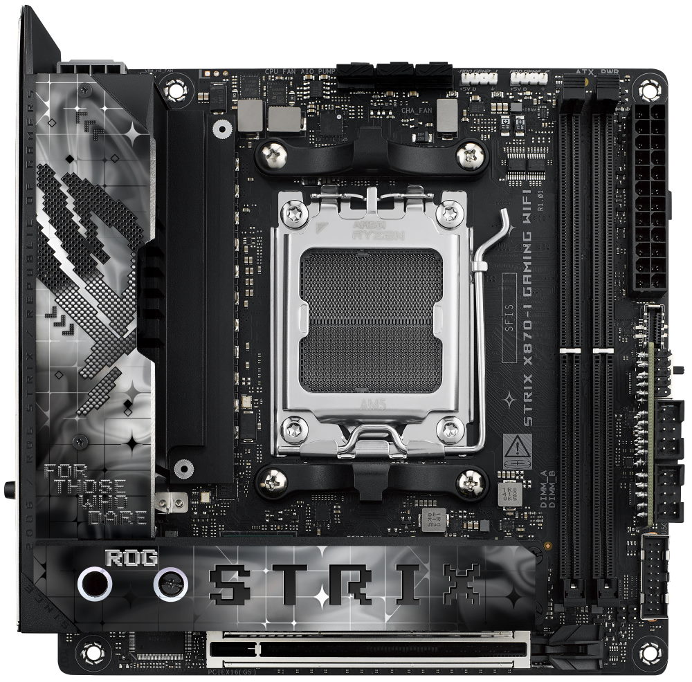 ASUS ROG STRIX X870-I GAMING WIFI / X870 / AM5 / 2x DDR5 / HDMI / M.2 / USB4 / WIFI / Mini-ITX